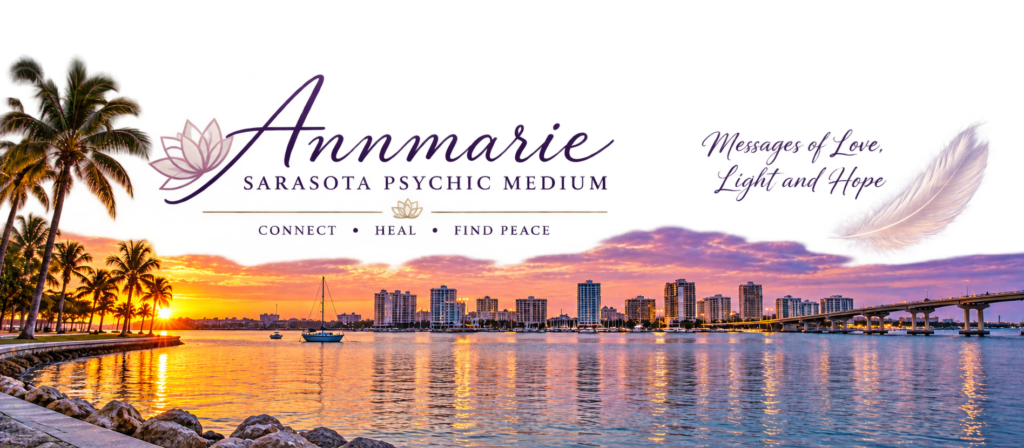 Sarasota skyline at sunset for Annmaire Sarasota Psychic Medium