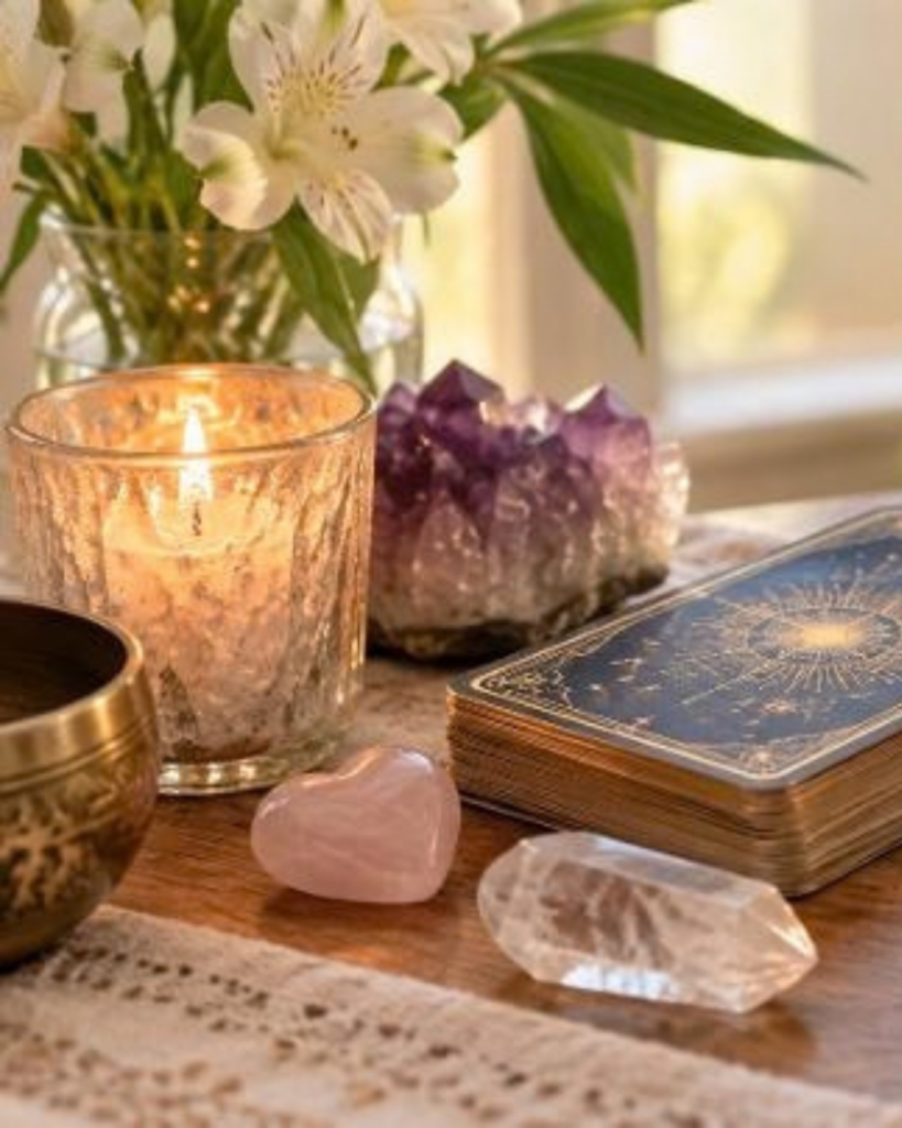 Tarot cards and crystals for psychic readings in Sarasota 